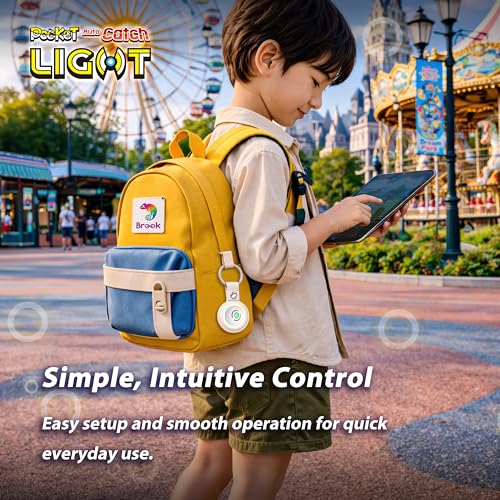 Image of Brook Pocket Auto Catch Light-Dual Account Auto Catcher for Pocket Monster, Smallest & Lightest Auto Catch Device, Bluetooth Accessory, Fast Auto Spin & Catch for iOS & Android (White)