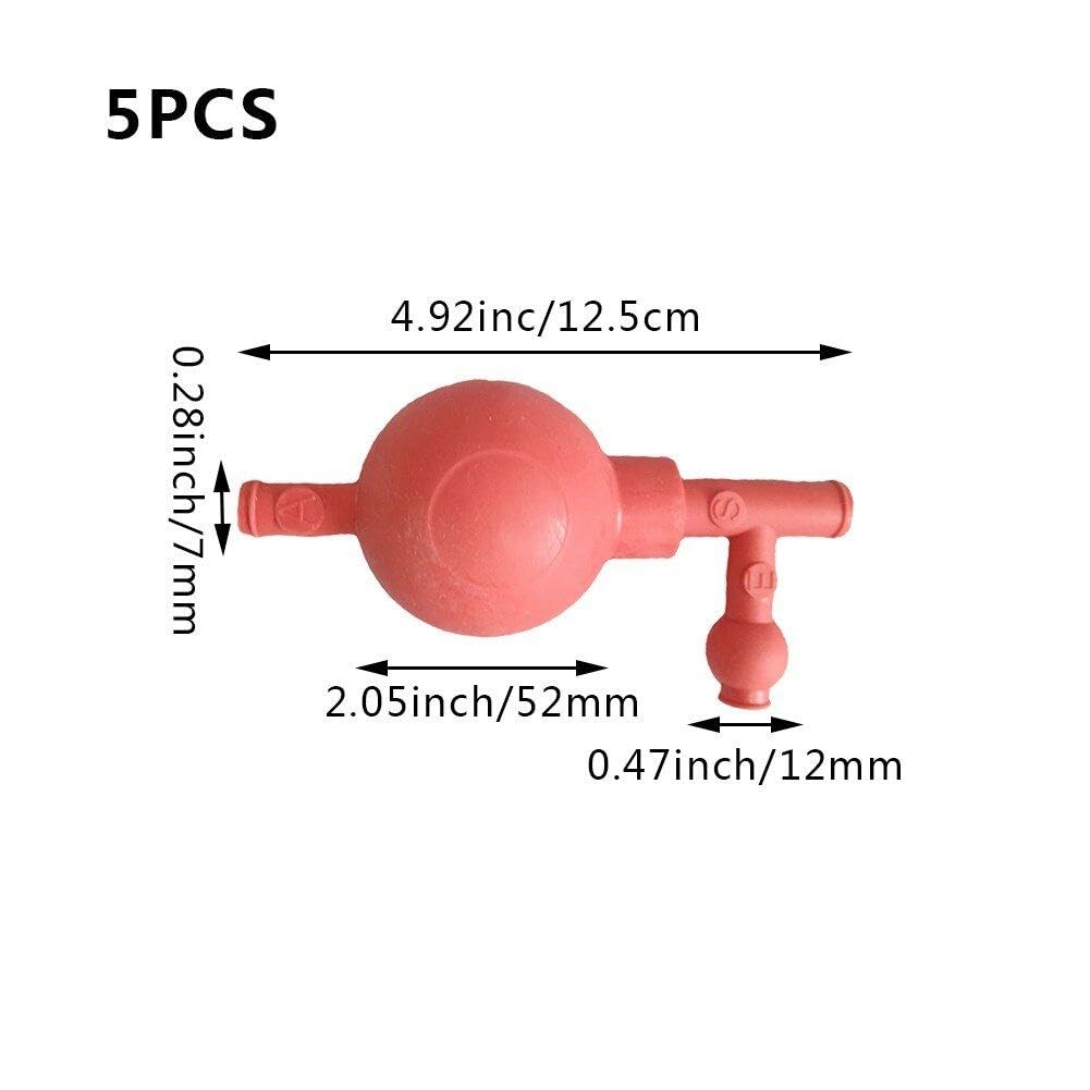 Sicherheits-Pipettierball Aus Gummi – 3 Öffnungen, Rot, Quantitativ