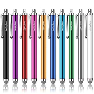 Stylus Pens for Touch Screens, StylusHome 10 Pack Mesh Fiber Tip Stylus Pens for ipad iPhone Tablets Samsung All…