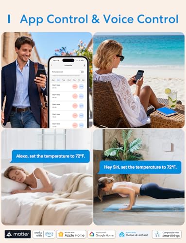 Save 37% on meross Smart WiFi Thermostat with Matter Support - Image 5