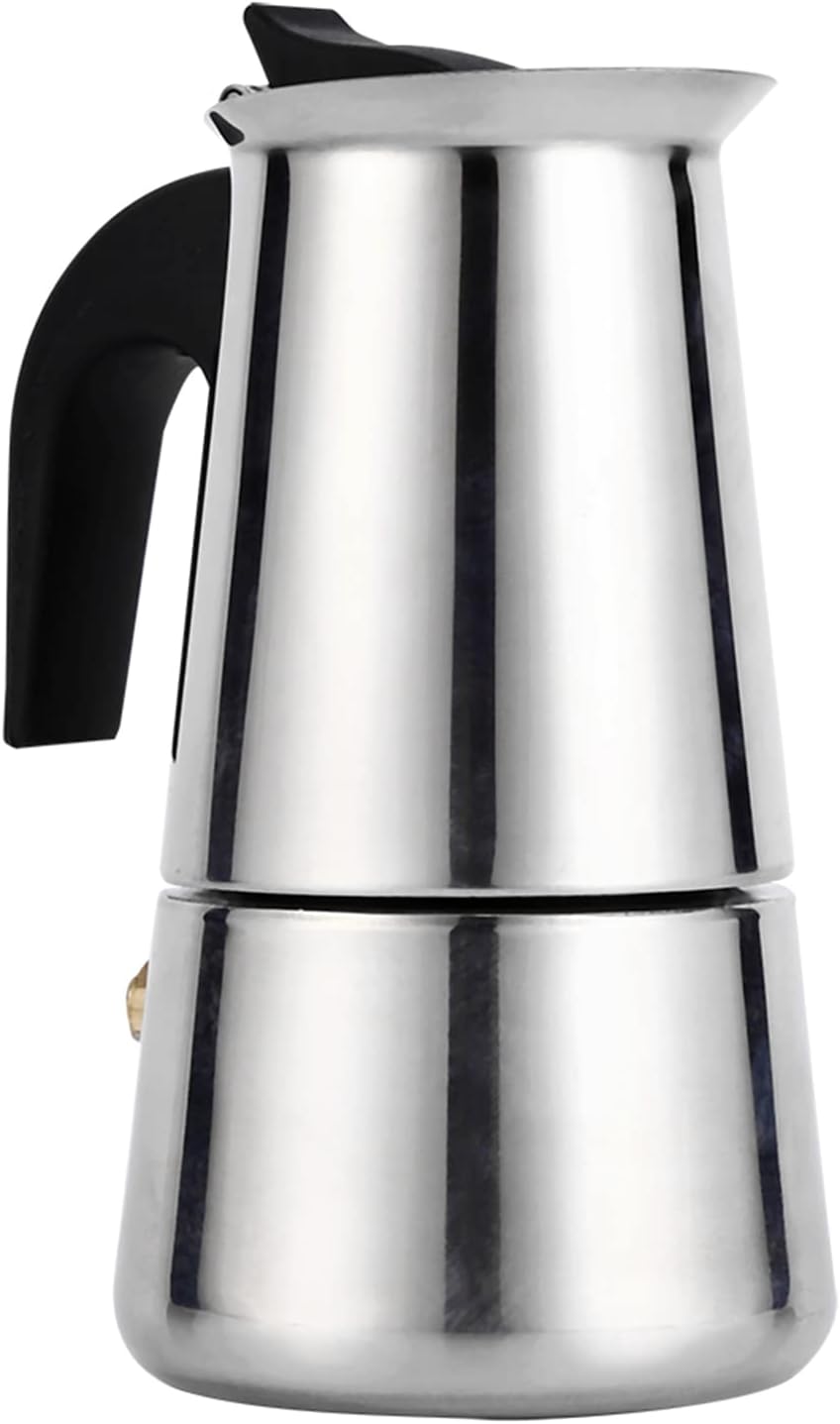 Godmorn Stovetop Espresso Maker, Italian Coffee Maker Moka Pot, 300ml/6 Cup (Espresso Cup=50ml