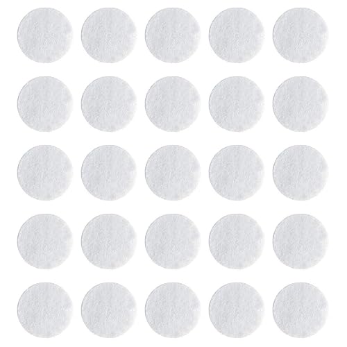 300 filtros de algodón de microdermoabrasión de repuesto de 0.394 pulgadas de diámetro, filtros de microdermoabrasión faciales, accesorios de