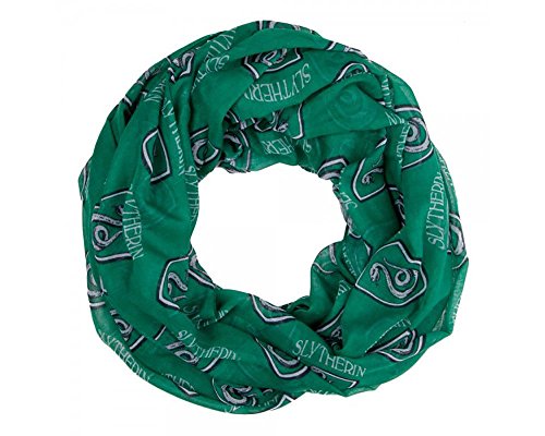 Harry Potter Slytherin Logo Green Viscose Scarf