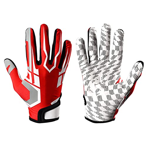 RTLR Guantes de Bateo de Béisbol, Guantes Protectores Deportivos de Elasticidad de Silicona Suave Antideslizantes Personalizados Transpirables para Uso en Exteriores (L)