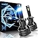 NINEO H1 LED Headlight Bulbs w/Small Size,10000LM 6500K Cool White CREE Chips All-in-One Conversion Kit