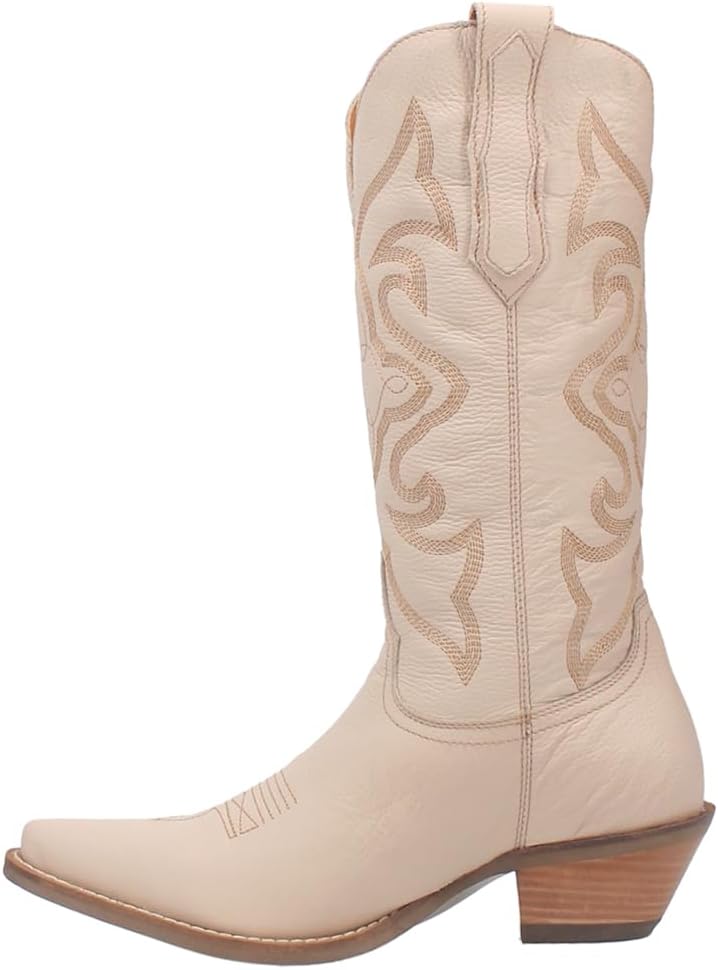 Dingo Womens Out West Embroidered Snip Toe Casual Boots Mid Calf Mid Heel 2-3" - Black