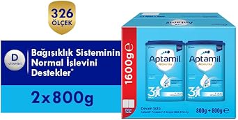 Aptamil 3 Prebiyotikli Devam S t  800 x 2 Adet 1600 Gr