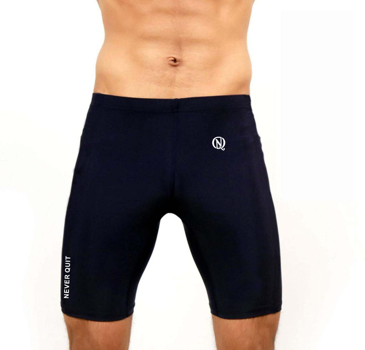 never quit Compression Men's Skin Tight Shorts for Gym, Running, Cycling, Swimming, Basketball, Cricket, Yoga, Football, Tennis, Badminton & Many More Sports-picture-35