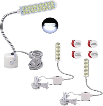 Sewing Machine Light and Sewing Machine Light 36LEDs 8Watt Gooseneck Work Light