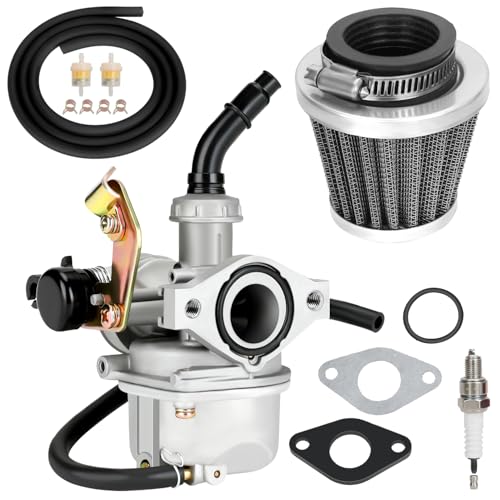 YOXUFA PZ19 19mm Carburetor Carb Cable Choke for Kayo 70 Fox Sunl Roketa TaoTao Kazuma Loncin Kandi Baja SSR 50 90 110 125cc ATV Quad 4 Wheeler Pit Dirt Bike Go Kart Cart Moped Parts