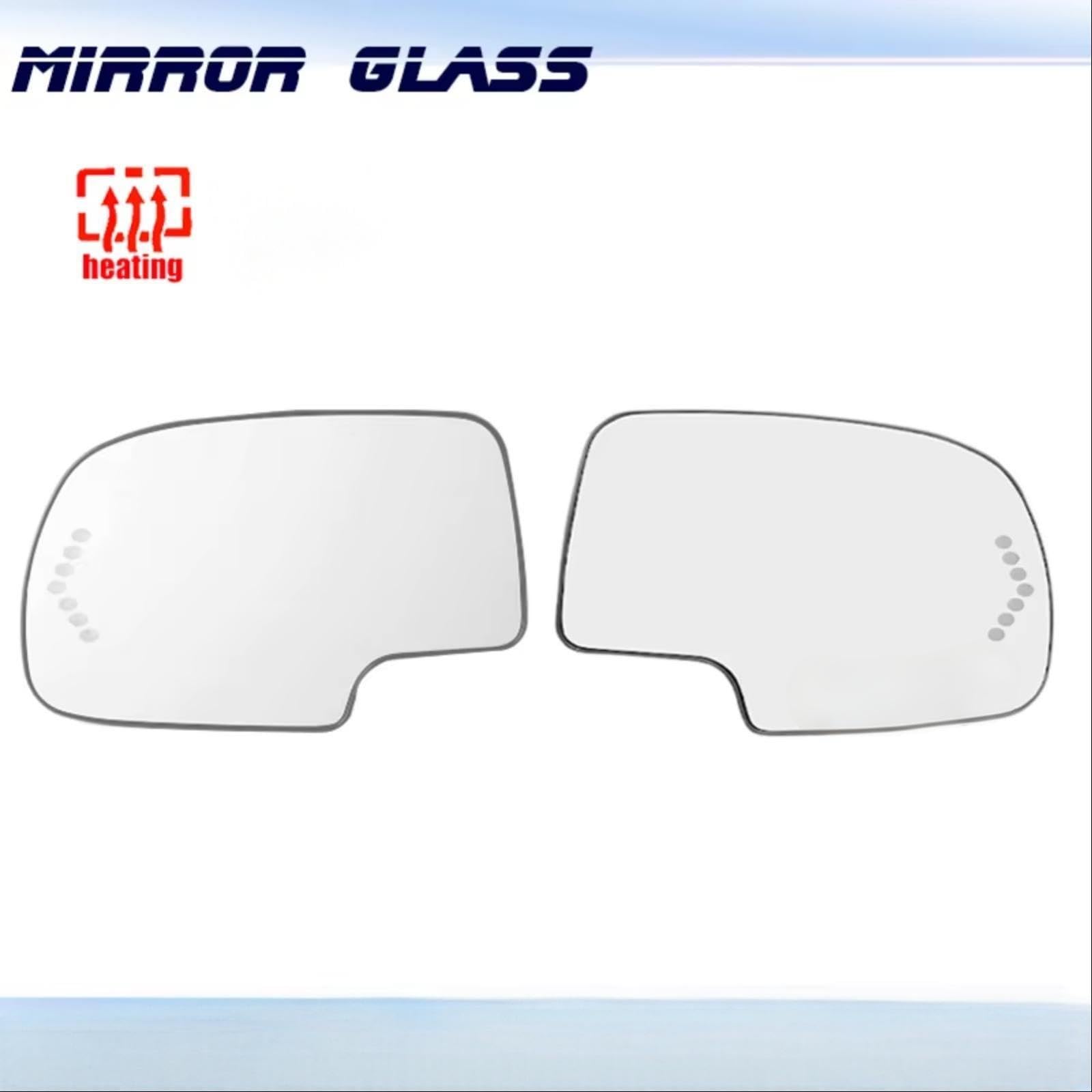 Verre miroir rétroviseur latéral Pour GMC pour Sierra 1500 2003-2006 Pièces