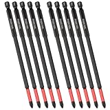 Mesee PH2 Magnetisches Schlagschrauber-Bit-Set, 150 mm, Sechskantschaft, lange Kreuzschlitz-Bits...
