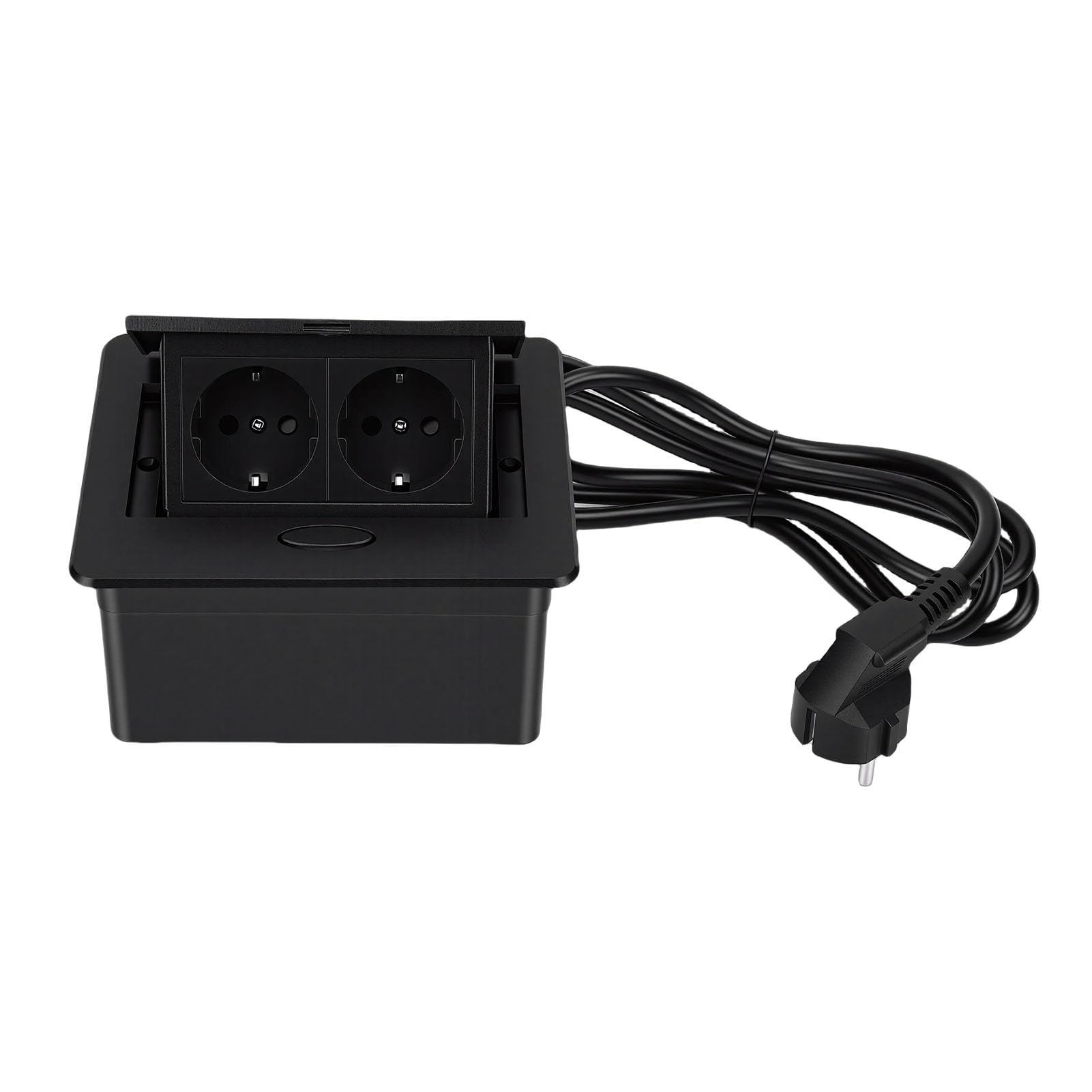 Hyuduo Toma de Corriente Emergente Empotrada con Indicador LED y Panel