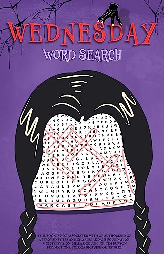 Wednesday Word Search: An Unofficial Activity Book (Unofficial Wednesday Books)