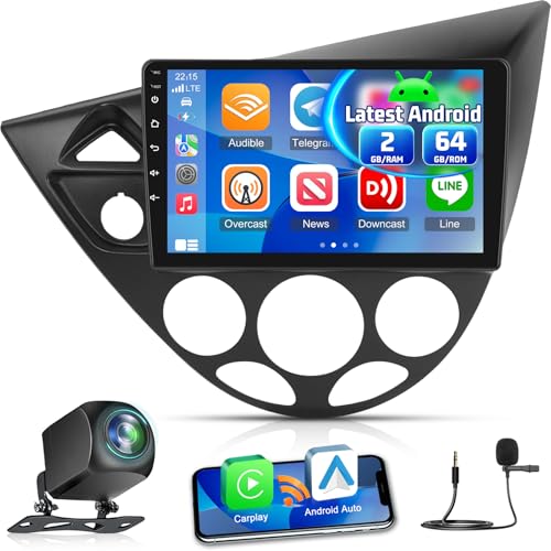 Stéréo Android pour Ford Focus 1998-2004 avec écran tactile 9 pouces et WiFi