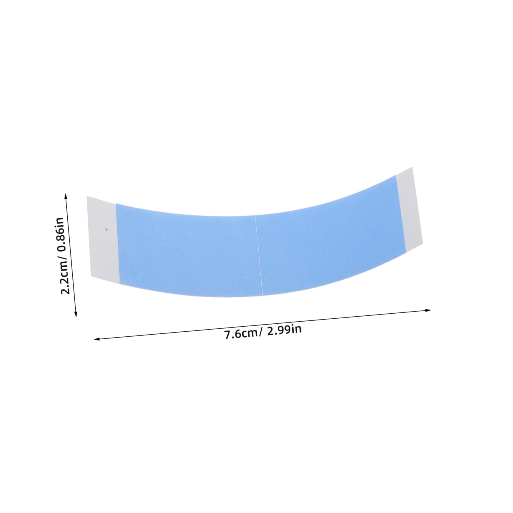 SOESFOUFU Invisible Hair Extensions Adhesive Tape Blue for Wig Tape 2-4 Weeks Hold