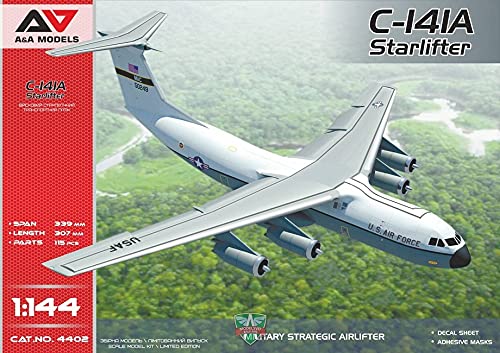 Amazon.com: A&A Models 4402-1/144 - C-141A Starlifter. Plastic