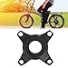 TREETDOBV Motor Bike Gear Adapter, Durable Chain Rings, Chainringss Spider Adapter, 4 Jaw Base Mid Drive Chainrings Spider Support for Bafang M500 G520 M600 M620 G521 M510 M615 M820 G332