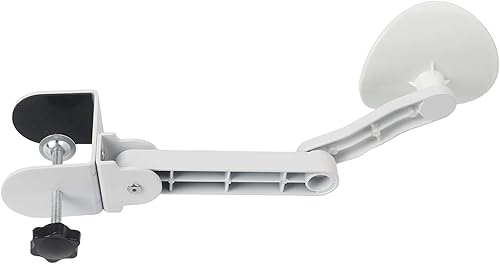 Miniatura 3 de Soporte de escritorio para escritorio de computadora, codo ajustable con extensión de altura de 3 niveles, soporte ergonómico de aleación de