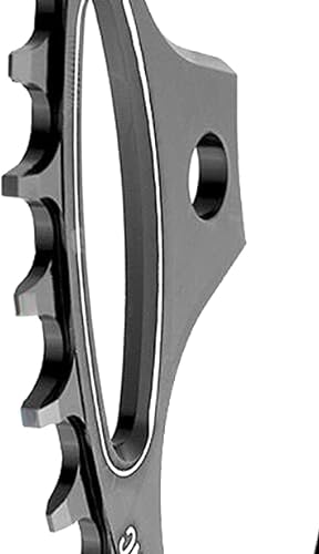 Miniatura 3 de Plato ancho estrecho para bicicleta, 5.118 in BCD, accesorios de piñón, plato de aluminio para bicicleta, plato redondo para bicicleta BMX Mountain