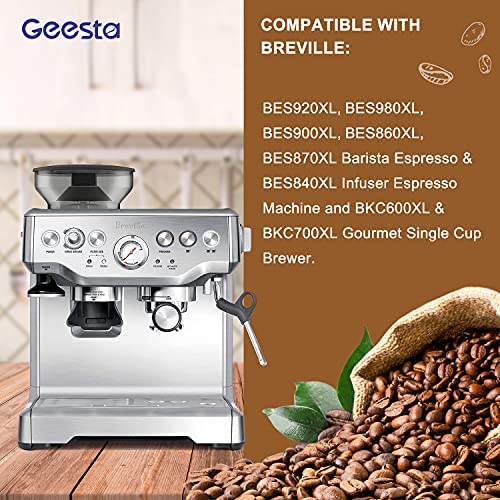 Geesta Premium 6-Pack Water Filters For Replacement Breville Bwf100 With Ion Exchange Resin Inside, White, 12.09 X 6.22 X 2.6 Inches (Fba_Geesta03) #TOP3