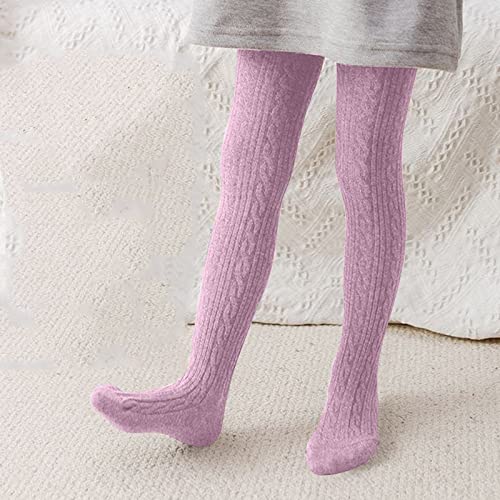 Mercatoo Meia-calça infantil infantil para meninas meia-calça de algodão sólido leggings de tricô me