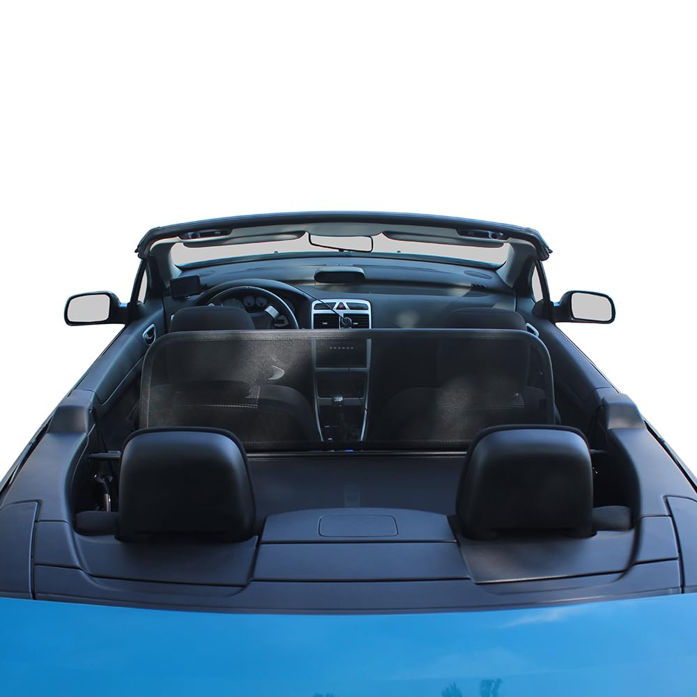 Filet Coupe-Vent Peugeot 207 CC - Anti-remous Sur Mesure - Réduction Bruit 80% - Qualité OEM - Noir