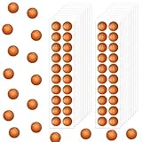 400 Pcs Small Basketball Stickers Vinyl Mini Basketball Stickers For Water Bottle Tiny Sports Ball Decals For Kids Boys Basketball Sports Party Favor Supply Reward Planner Calendar Scrapbook Diy Craft