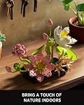 Nifeliz Lotus Flower Building Set for Adults, Botanical Decoration for Table or Office, A Nature-Inspired Gift for Plant Lovers and Garden Enthusiasts (506 PCS, NF10334)