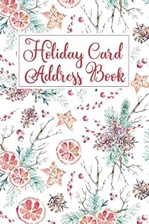 Holiday Card Address Book: Christmas Card List Names & Addresses Log Book & Tracker (Holiday Card Record Book & Tracker)