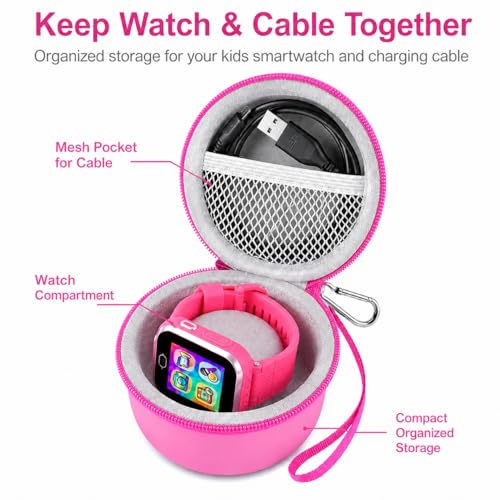 Rangement Vtech KidiZoom DX2 contre les rayures et câbles perdus rose - 5