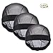 ZQIAN BEAUTY Mesh Dome Caps For Wigs 6 Pcs Stretch Breathable Mesh Dome Wig Cap Spandex Black Wig Caps For Making Wigs (6 Pcs, Black, L)