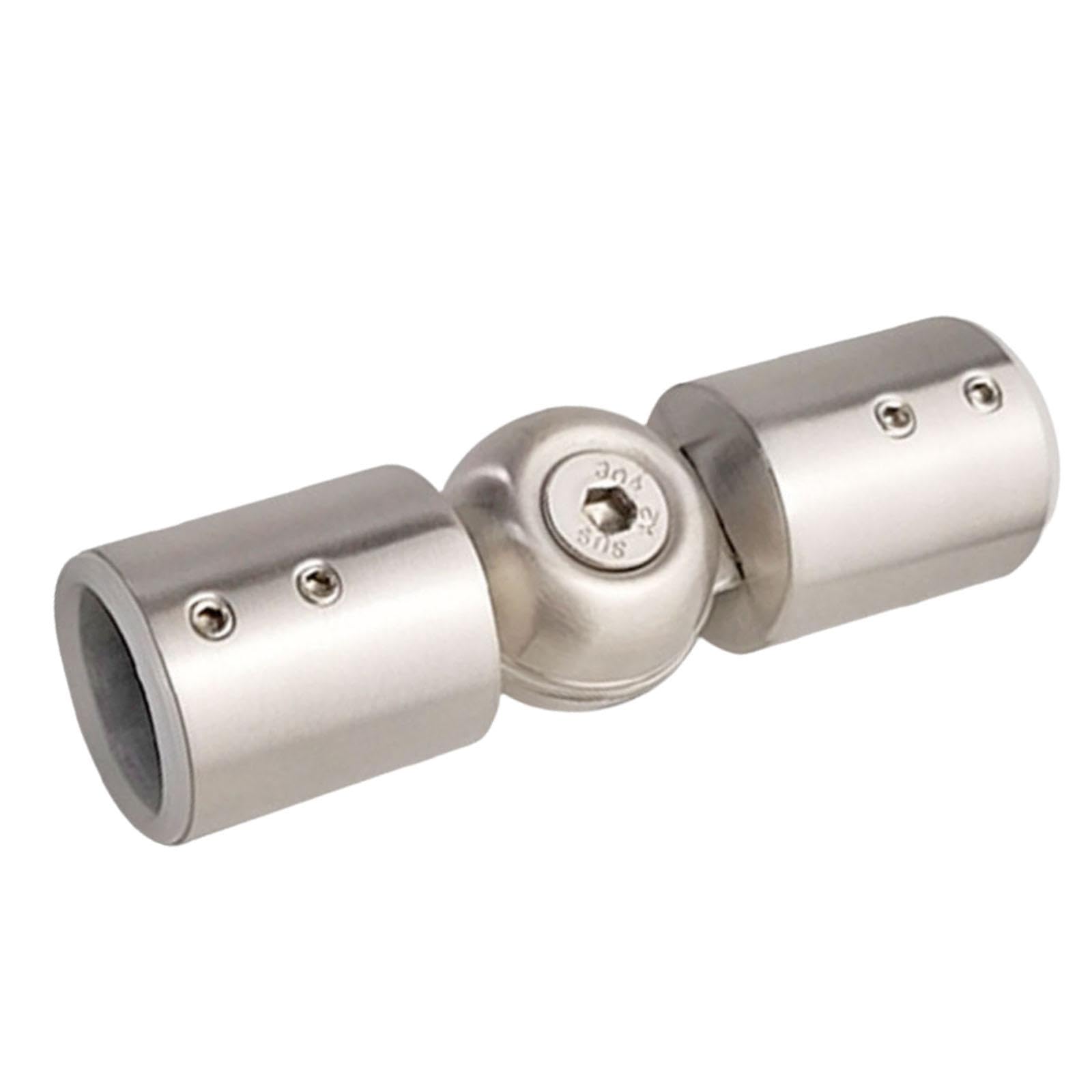 Rod Corner Connector Heavy Duty for Bay Window Curtain Rods Adjustable Angle 25Mm Brushed-image-31
