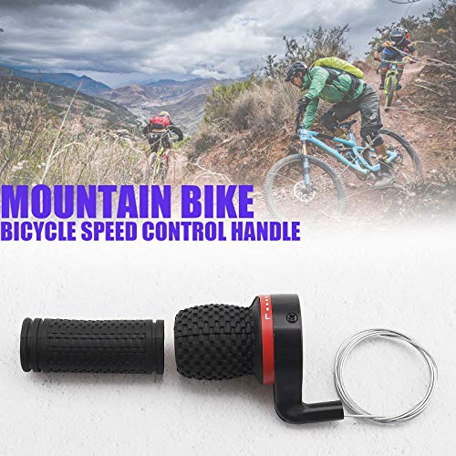 SING F LTD Bicycle Twist Shifter Repair Kit, with Grips Cables for MTB Road Bike Cycle Universal - 3x6 (18) Speed - Thumbnail 4