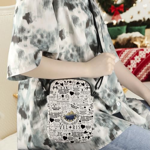 WCGXKO Bookish Crossbody Bag Bookworm Gift Reading Bookish Gift Fantasy Book Lover Merch4