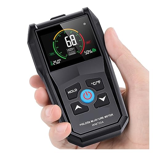 フルアングル反転水分検出器木材水分計温度湿度検出家庭用水分検出器,迅速かつ正確