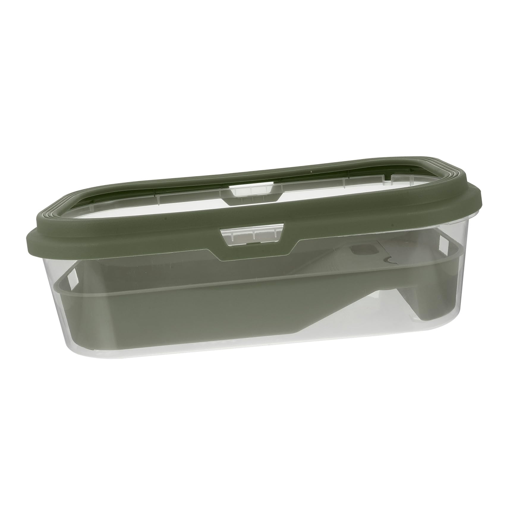 Serbatoio per Tartarughe Grande in Plastica Verde con Terrazza e Rampa, Terrario Creativo per Tartarughe d'Acqua e Rane in Casa