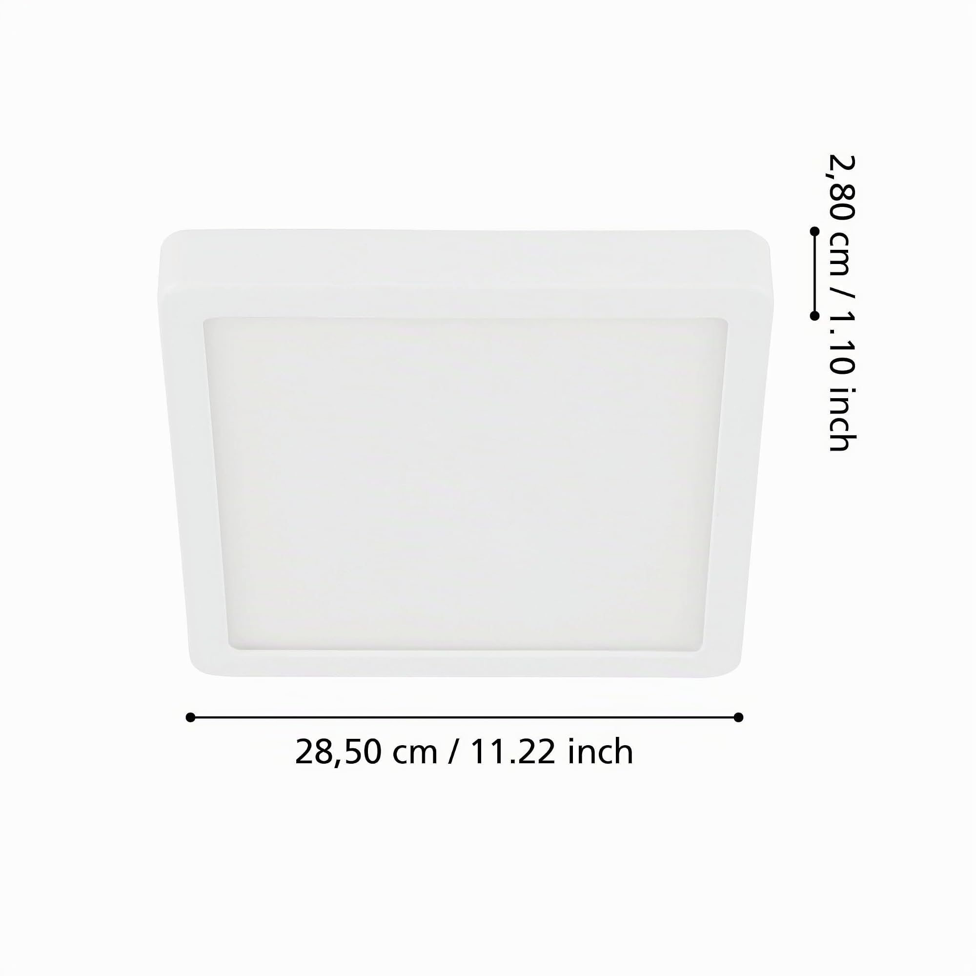 Eglo Led plafoniera Fueva 5, luce da superficie, lampada da soffitto