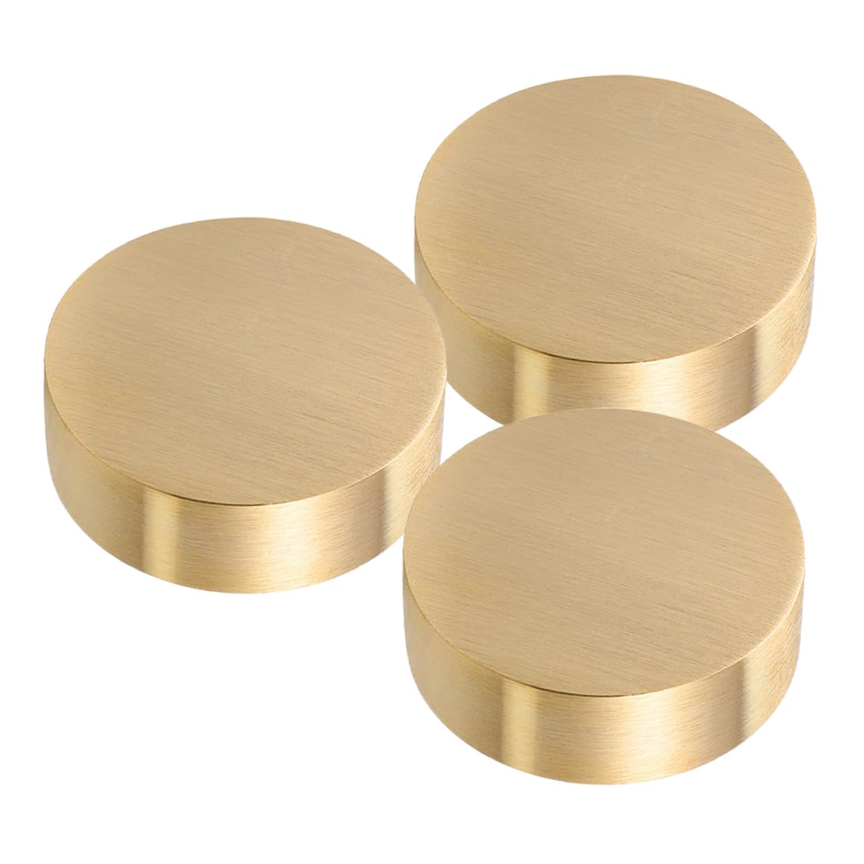 Abaodam 3pezzi Fermacarte Rotondi in Ottone Peso Decorativi per Ufficio e Calligrafia Design Elegante e Pratico