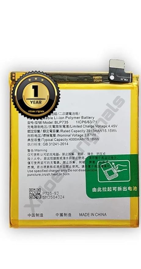 Image of BLP735 Battery for Oppo Reno 2F 2Z PCKM70, PCKT00, PCKM00, CPH1945, CPH1951, PCKM80 Battery with 1 Year Warranty***** (R130)