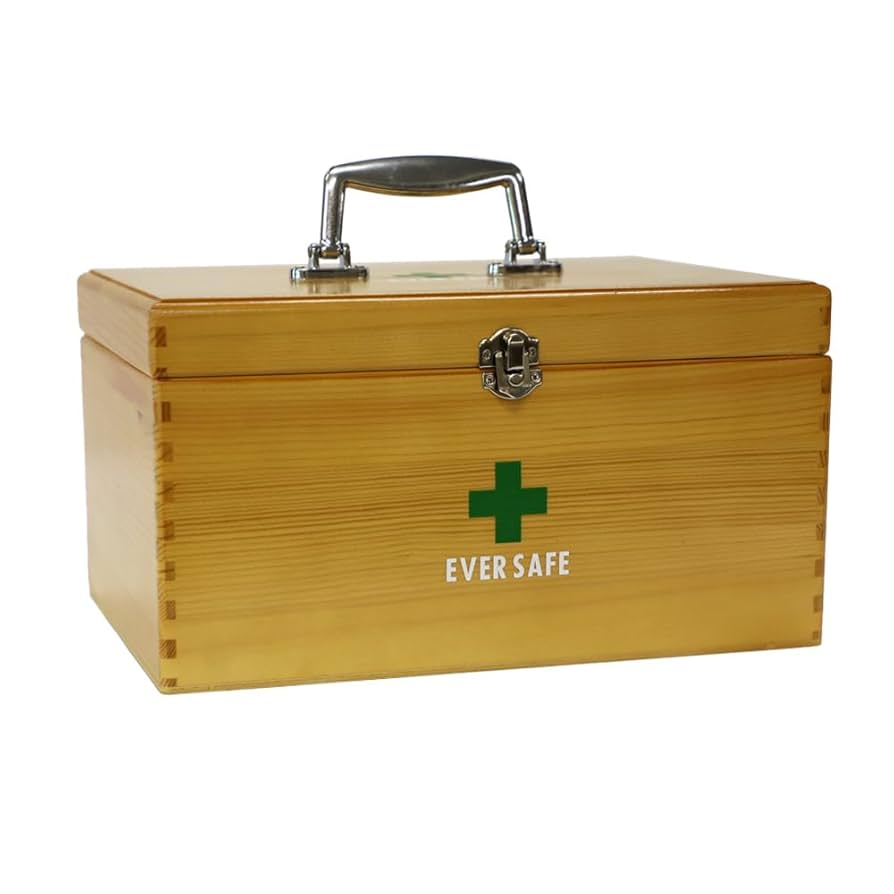 救急箱 木製 木の救急箱 整理ボックス ファーストエイドボックス 救急