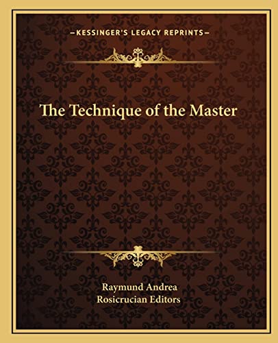 The Technique of the Master