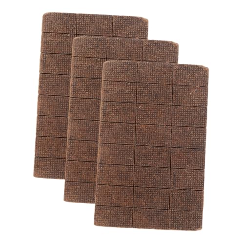 CAXUSD 72 Piezas Bloque De Cera para De Barbacoa Hogar Decoraciones De Nutrias De Micro Paisajismo Decoración Arrancador De Interior Arrancador De Campamento Light Brown Madera