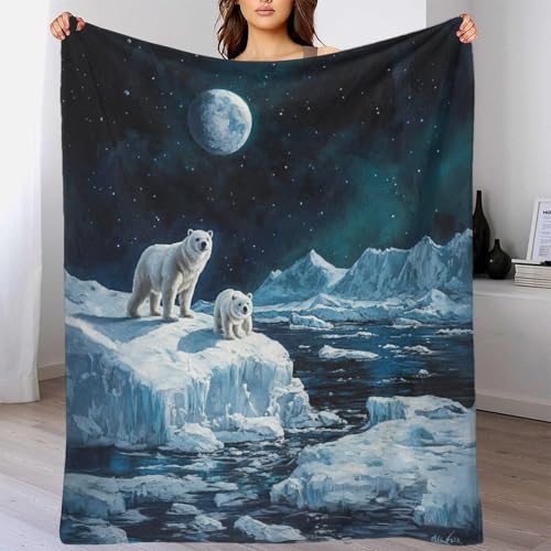Couverture douce flanelle Ursus Maritimus 3D haute densité - 6