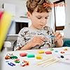 Shuttle Art 117 PCS Polymer Clay Kit, 95 Unique Colors & Extra Basic Colors, 5 Carving Tools, Non-Toxic, Non-Sticky, Small Block, Ideal Gift for Kids #5