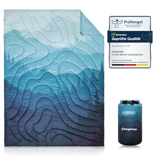 KingCamp Reisedecke Ultraleicht, Decke Wasserabweisend Kompakt,Outdoor...