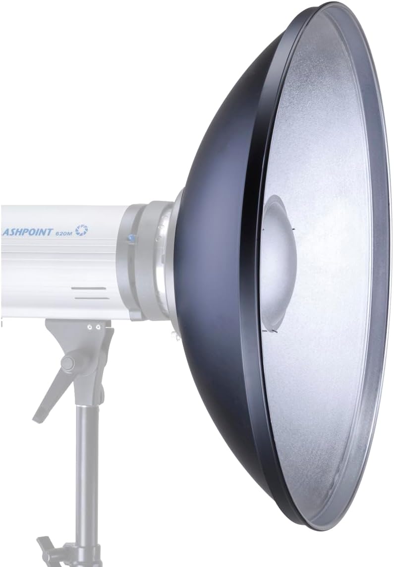 Glow 28" Silver Beauty Dish for Hensel Mount