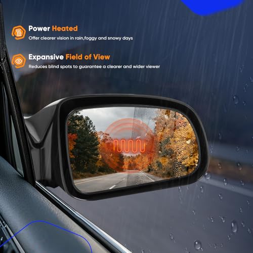 ECCPP Passenger Side View Mirror Compatible with Pontiac Grand Prix — view 5