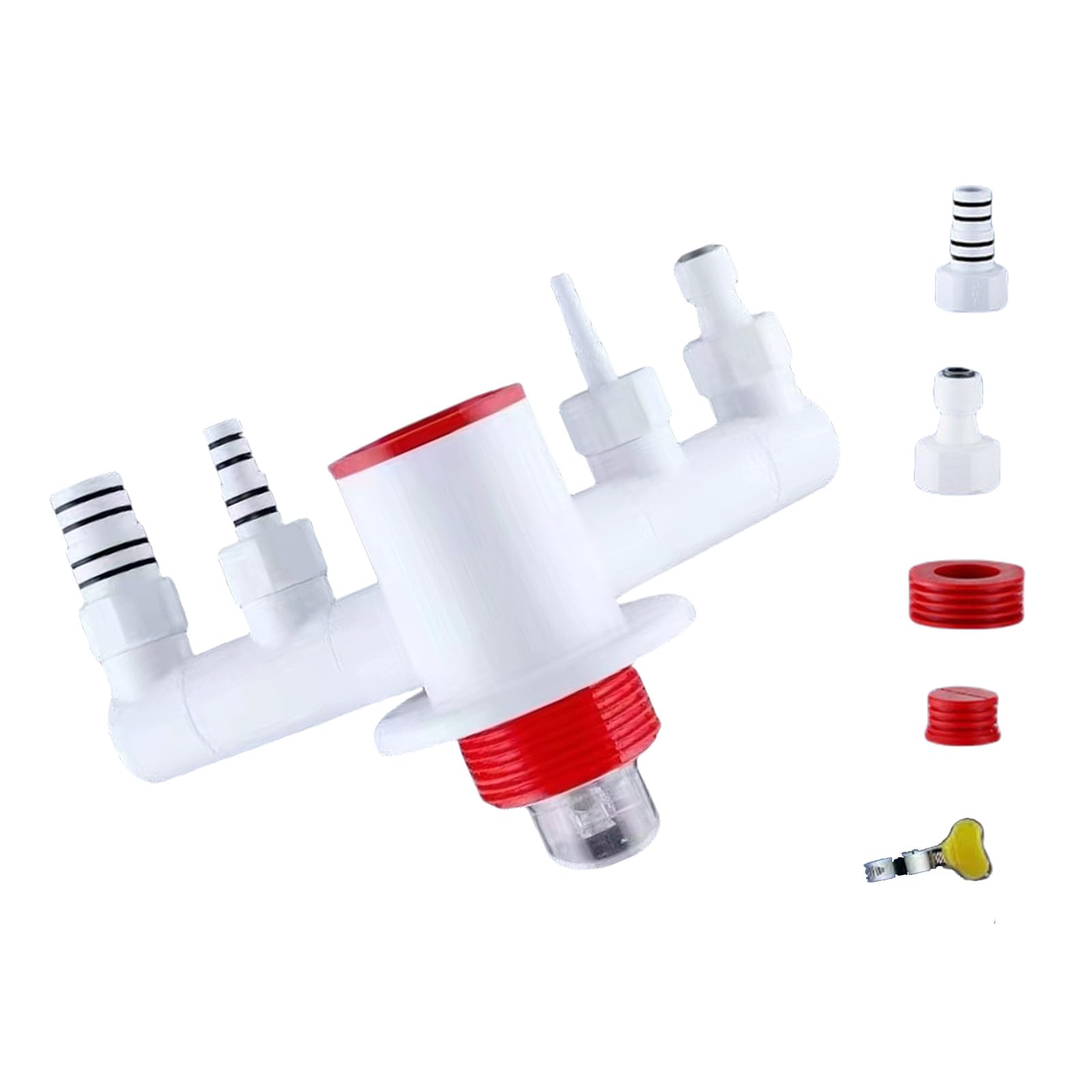 Tsophreniq ABS Drain Adapter Stable Sink Pipe Connector Long Service Adapter for Kitchen Sinks Ensuring Long Service Frees Use Sink Pipe Connector