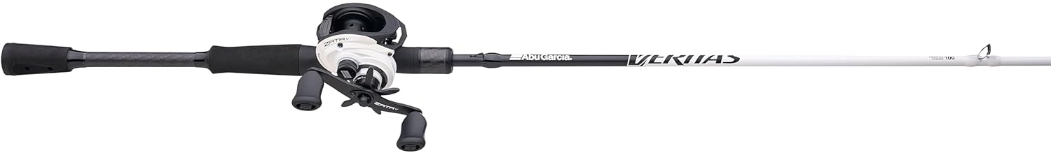Abu Garcia Veritas Low Profile Baitcast Reel and Fishing Rod Combo